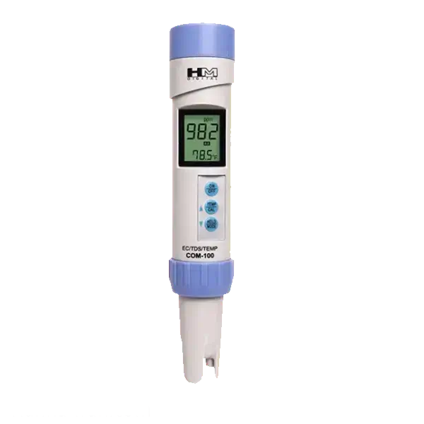 مشخصات فنی، قیمت و خرید EC/TDS متر (سختی سنج) قلمی HM مدل Com-100