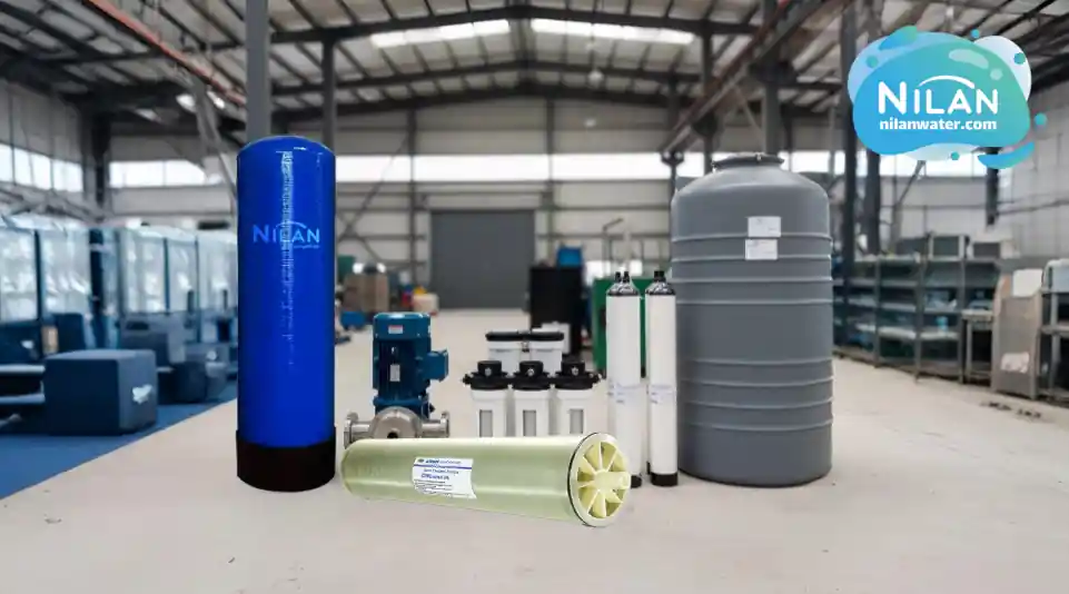  اجزای دستگاه تصفیه آب صنعتی