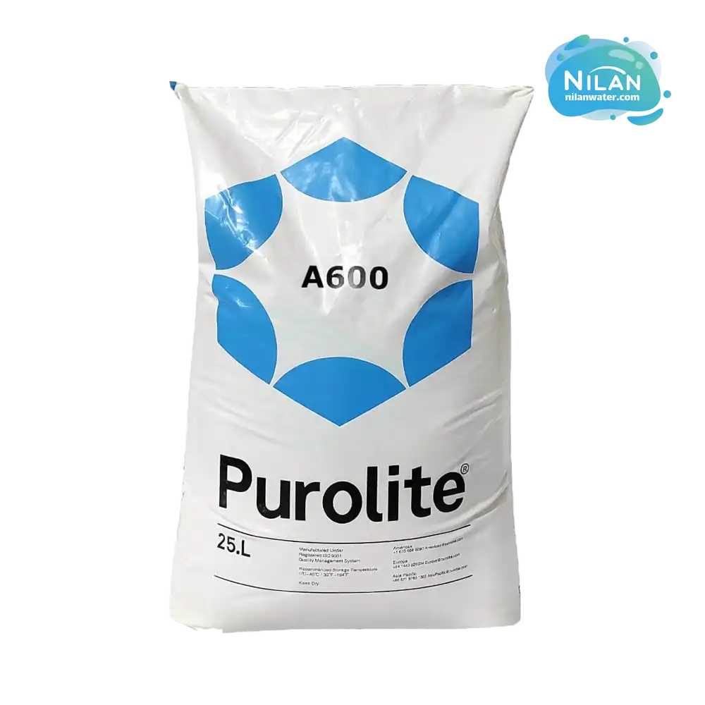 مشخصات فنی، قیمت و خرید رزین آنیونی پرولایت (PUROLITE) مدل A600