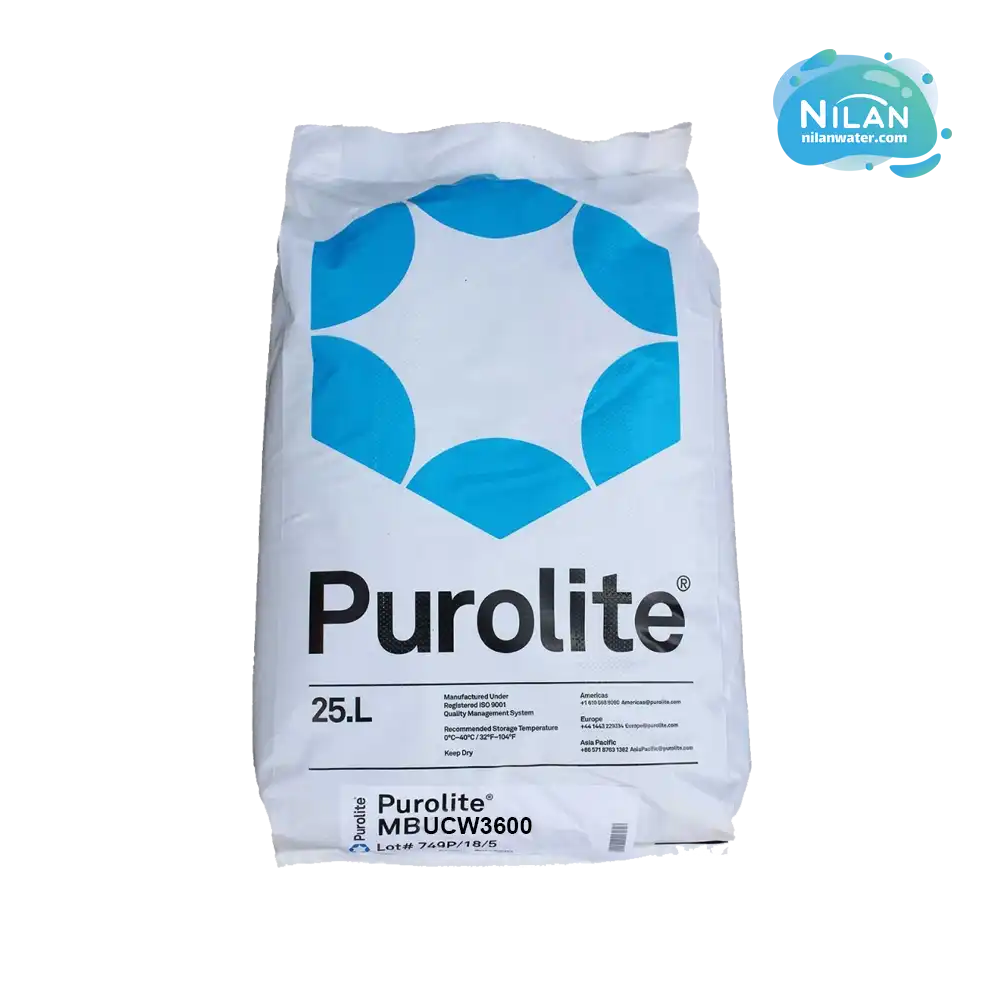 مشخصات فنی، قیمت و خرید رزین میکس بد پرولایت (Purolite) مدل UCW3600