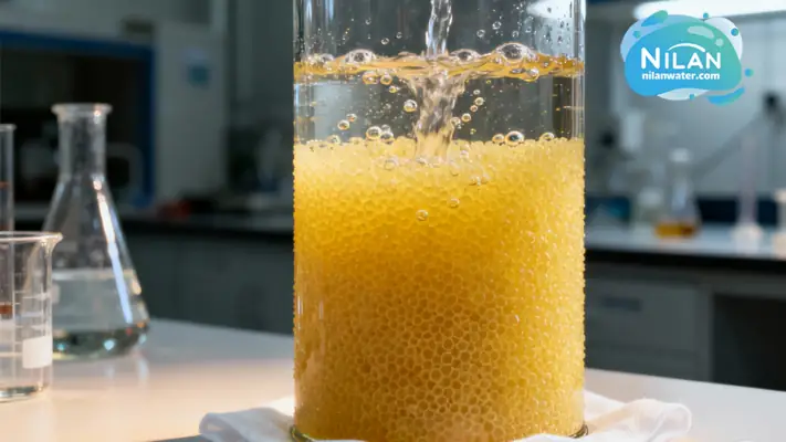 احیای رزین سختی گیر