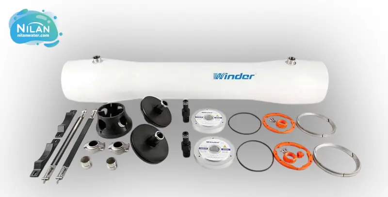 پرشروسل 8 اینچ سه المانه ساید پورت وایندر (Winder) 1000 psi