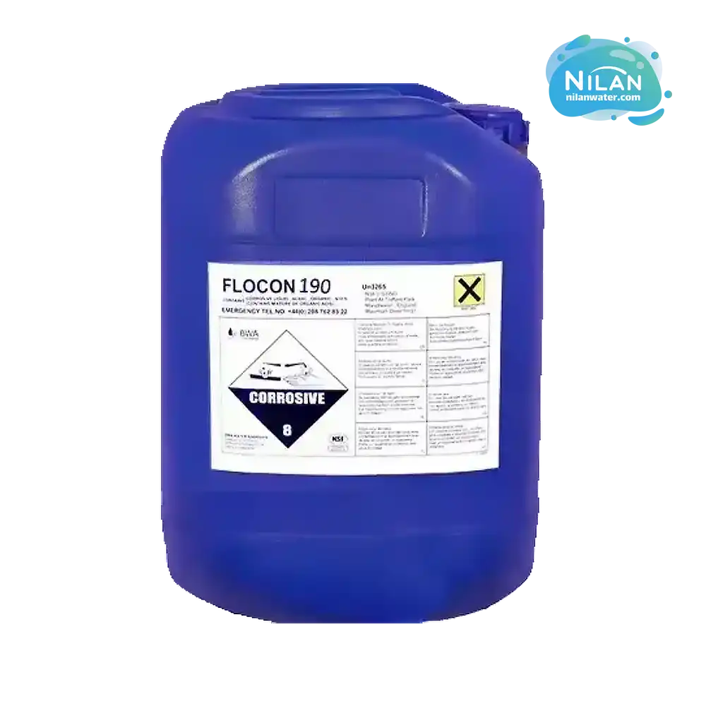 مشخصات فنی، قیمت و خرید آنتی اسکالانت فلوکن 190