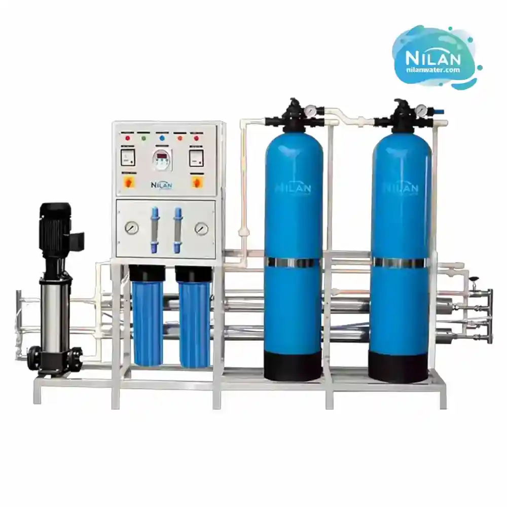 دستگاه تصفیه آب صنعتی 20 متر مکعب در روز