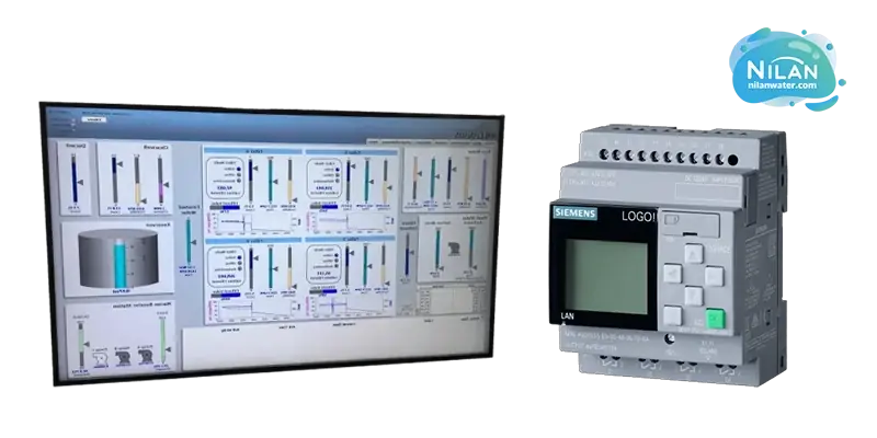 سیستم کنترل خودکار تصفیه آب صنعتی
