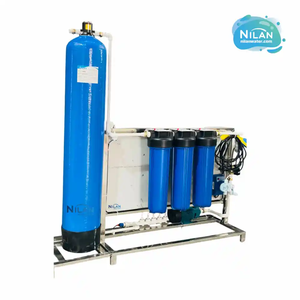 دستگاه تصفیه آب نیمه صنعتی 1600 گالن با مخزن FRP