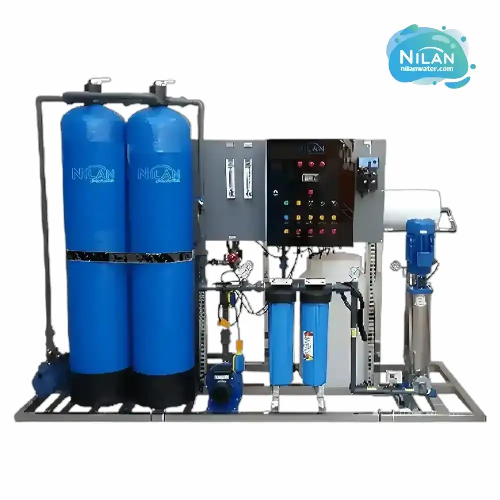 دستگاه تصفیه آب صنعتی 50 متر مکعب