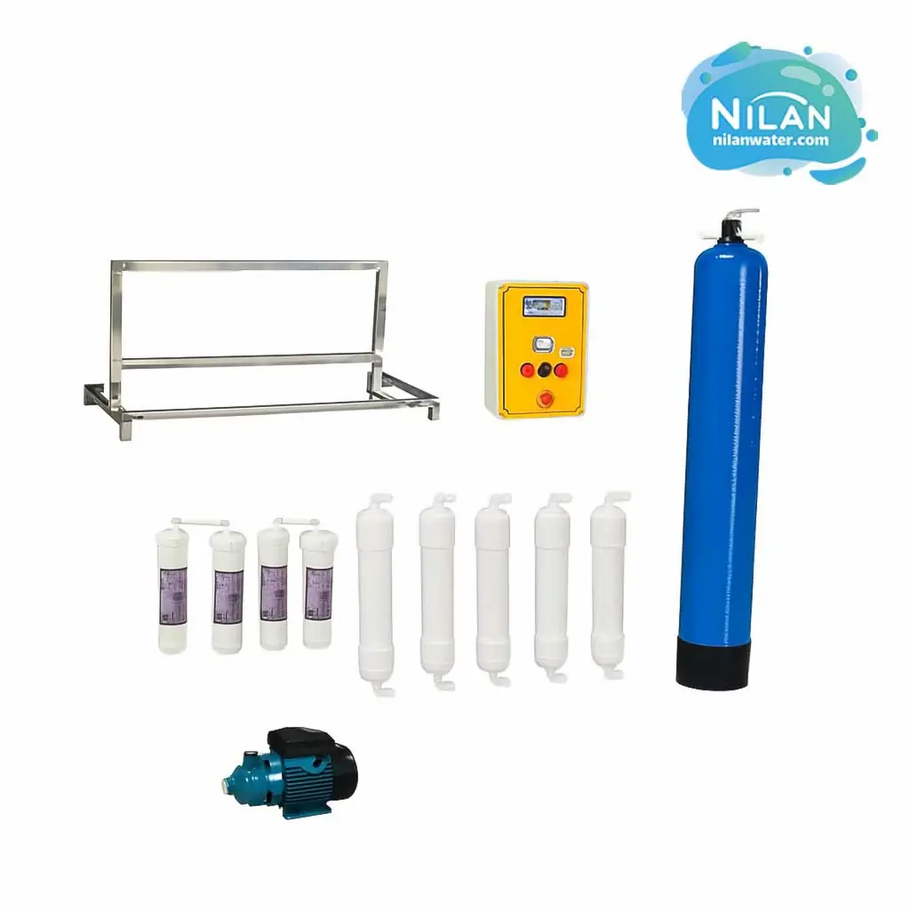 اجزای اصلی دستگاه تصفیه آب نیمه صنعتی