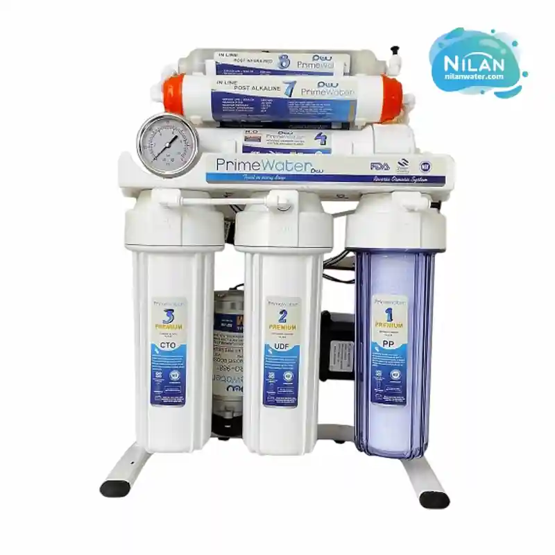 مشخصات فنی، قیمت و خرید دستگاه تصفیه آب خانگی 8 مرحله ای پرایم واتر (PrimeWater)