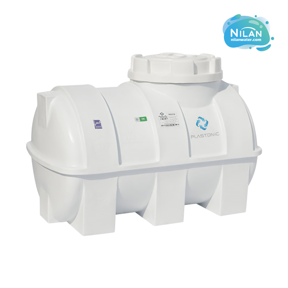 منبع آب افقی 200 لیتری پلاستونیک