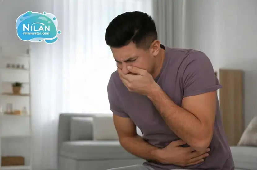 حالت تهوع بعد از خوردن آب