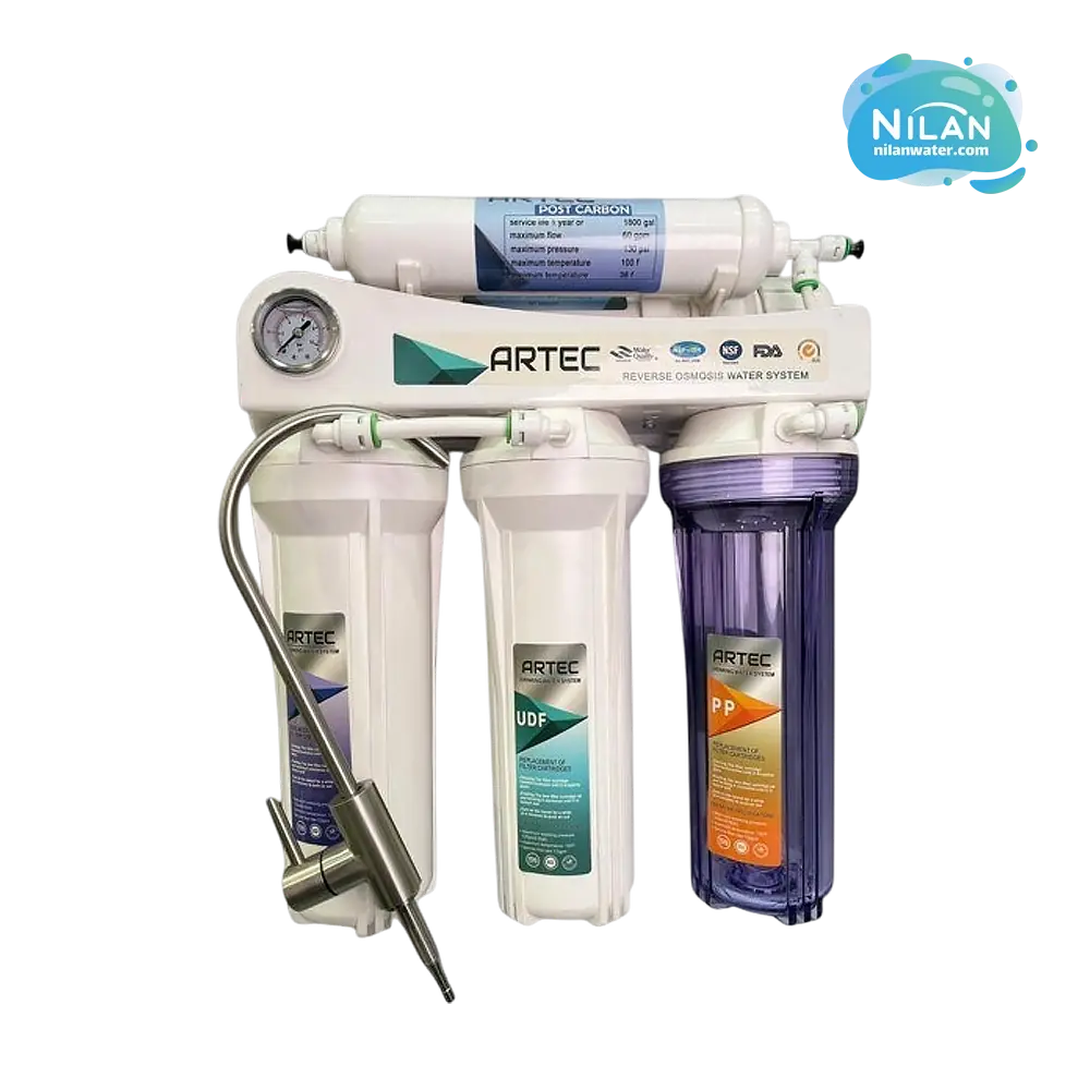 مشخصات فنی، قیمت و خرید دستگاه تصفیه آب نیمه صنعتی 200 گالن آرتک (Artec)