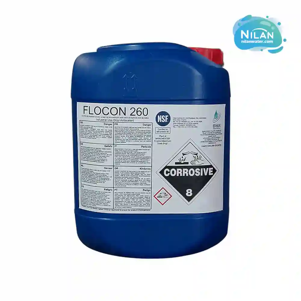 مشخصات فنی، قیمت و خرید آنتی اسکالانت فلوکن (Flocon) 260
