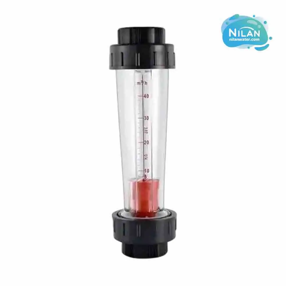 مشخصات فنی، قیمت و خرید فلومتر آب خطی 12 تا 60 مترمکعب هیدروتک مدل LZs-65